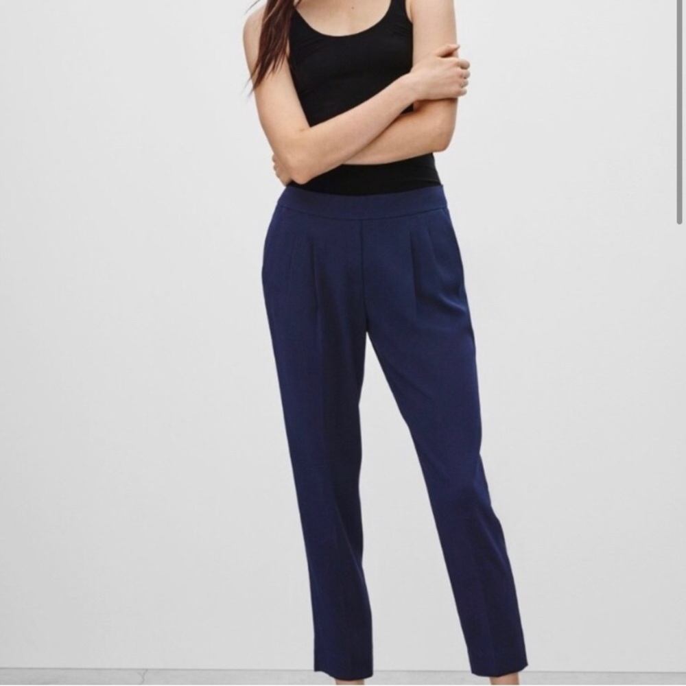 Babaton Cohen Cropped Pleated Pants